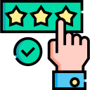 User rating three stars