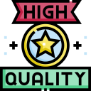 Star symbol with high quality text